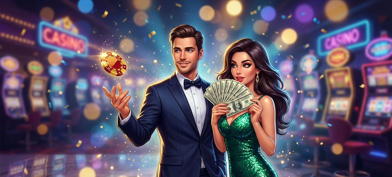 VOX Casino sveiciena bonusa reklāmas baneris